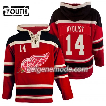 Kinder Eishockey Detroit Red Wings Gustav Nyquist 14 Rot Sawyer Hooded Sweatshirt